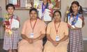 Carmel School students secured a place in the top three in swimming competitions conducted by Udupi Club